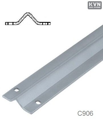 Vodicí profil `V` pro posuvné brány, pozinkovaný i po hranách, v délkách 1m, 2m, 3m nebo 6m, cena za 1 metr